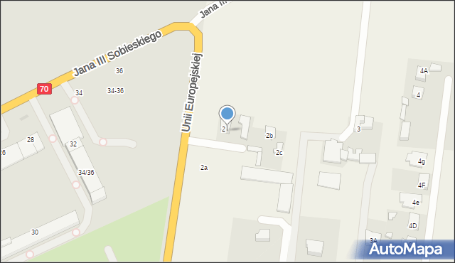 Miedniewice, Miedniewice Topola, 2, mapa Miedniewice