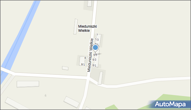 Mieduniszki Wielkie, Mieduniszki Wielkie, 6/5, mapa Mieduniszki Wielkie