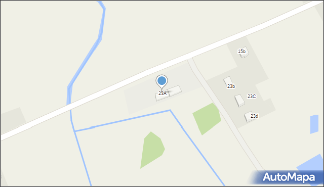 Miedzierza, Miedzierza, 23A, mapa Miedzierza