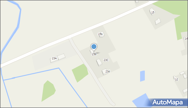 Miedzierza, Miedzierza, 23b, mapa Miedzierza