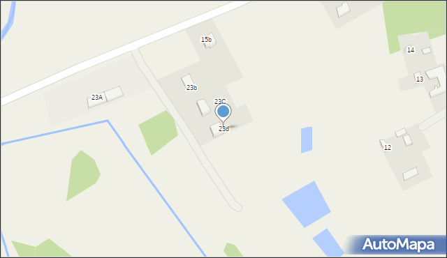 Miedzierza, Miedzierza, 23d, mapa Miedzierza