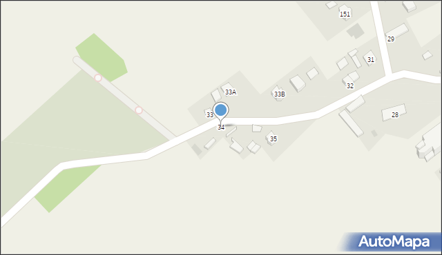 Miedzierza, Miedzierza, 34, mapa Miedzierza