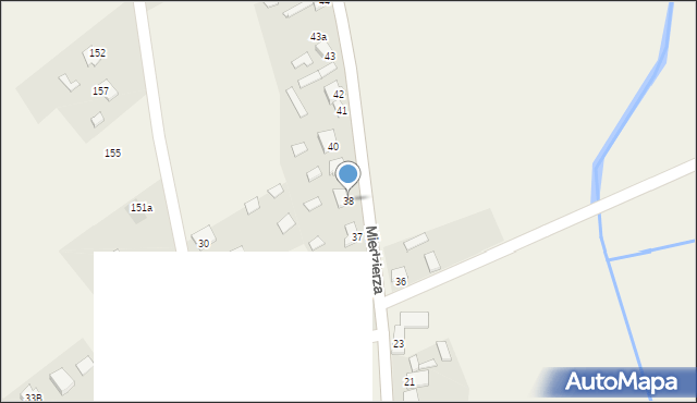 Miedzierza, Miedzierza, 38, mapa Miedzierza