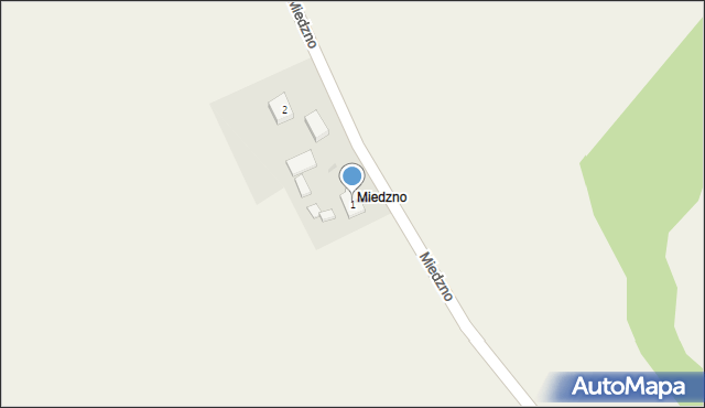 Miedzno, Miedzno, 1, mapa Miedzno