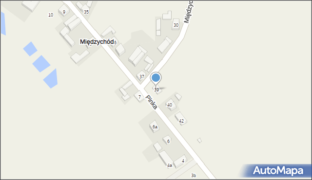 Międzychód, Międzychód, 39, mapa Międzychód