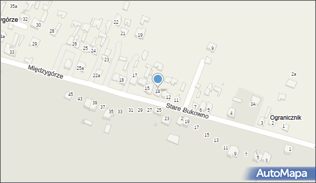 Międzygórze, Międzygórze, 14, mapa Międzygórze