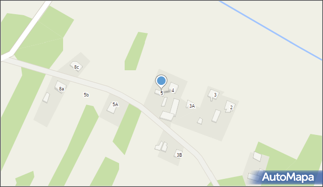 Międzyleś, Międzyleś, 5, mapa Międzyleś