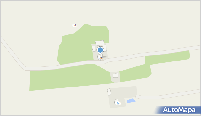 Międzyleś, Międzyleś, 35, mapa Międzyleś