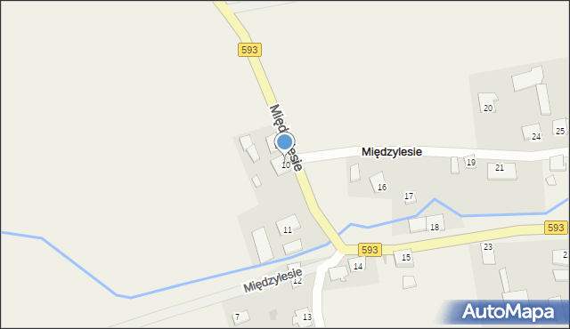 Międzylesie, Międzylesie, 10, mapa Międzylesie