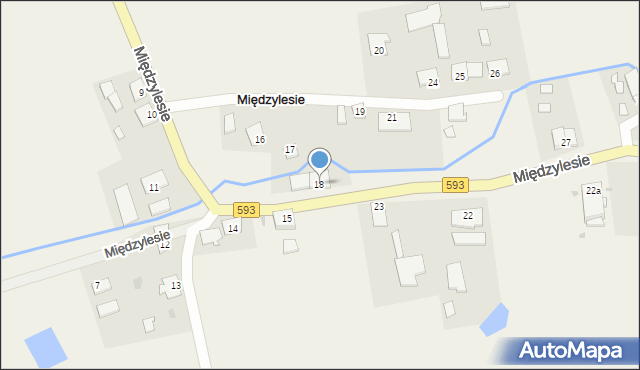 Międzylesie, Międzylesie, 18, mapa Międzylesie