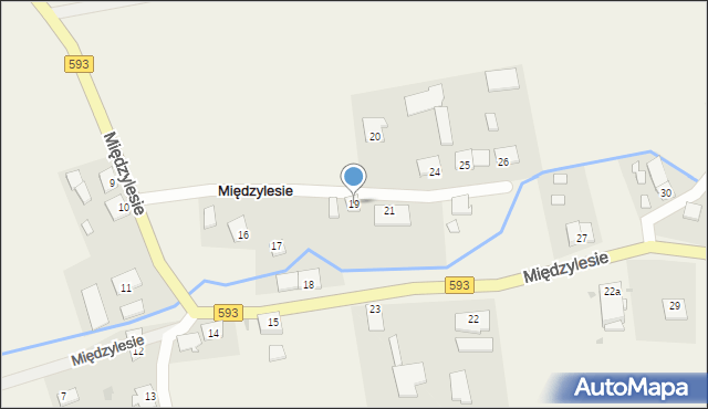 Międzylesie, Międzylesie, 19, mapa Międzylesie