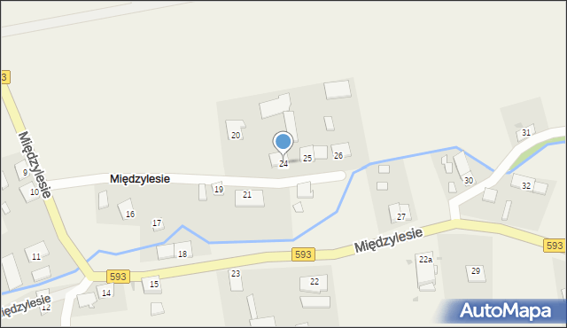 Międzylesie, Międzylesie, 24, mapa Międzylesie