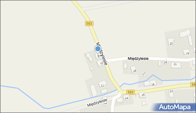 Międzylesie, Międzylesie, 9, mapa Międzylesie