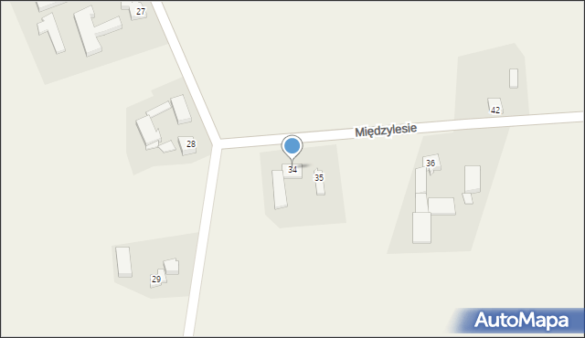 Międzylesie, Międzylesie, 34, mapa Międzylesie