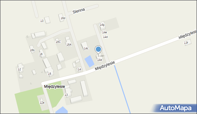 Międzylesie, Międzylesie, 14b, mapa Międzylesie