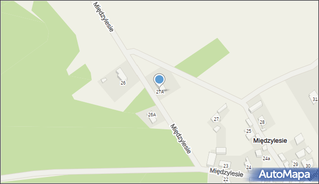 Międzylesie, Międzylesie, 27A, mapa Międzylesie