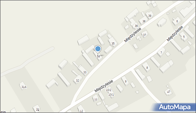 Międzylesie, Międzylesie, 34, mapa Międzylesie