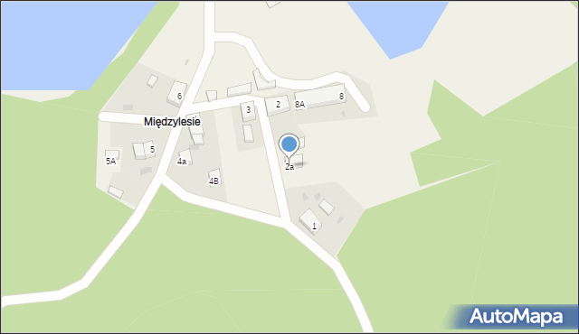 Międzylesie, Międzylesie, 2a, mapa Międzylesie