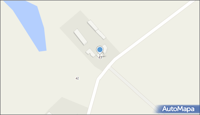 Międzyłęż, Międzyłęż, 43, mapa Międzyłęż