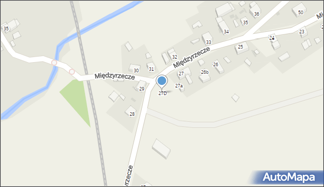 Międzyrzecze, Międzyrzecze, 27D, mapa Międzyrzecze