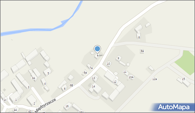 Międzyrzecze, Międzyrzecze, 7, mapa Międzyrzecze