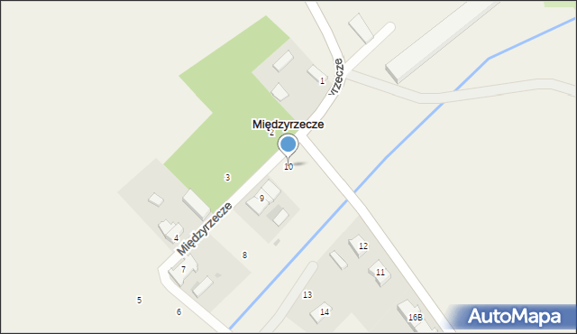 Międzyrzecze, Międzyrzecze, 10, mapa Międzyrzecze