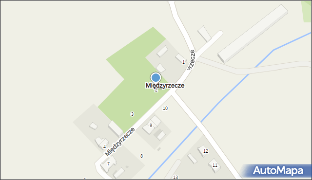 Międzyrzecze, Międzyrzecze, 2, mapa Międzyrzecze