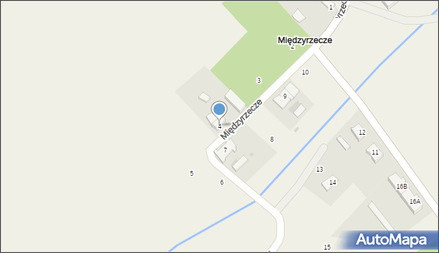 Międzyrzecze, Międzyrzecze, 4, mapa Międzyrzecze