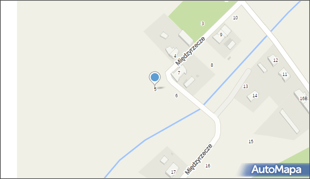 Międzyrzecze, Międzyrzecze, 5, mapa Międzyrzecze
