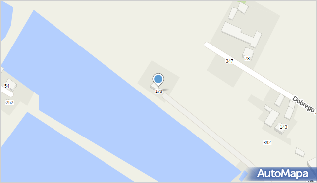 Międzyrzecze Dolne, Międzyrzecze Dolne, 173, mapa Międzyrzecze Dolne