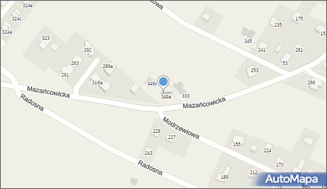 Międzyrzecze Dolne, Międzyrzecze Dolne, 349b, mapa Międzyrzecze Dolne