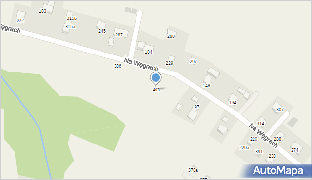 Międzyrzecze Dolne, Międzyrzecze Dolne, 403, mapa Międzyrzecze Dolne