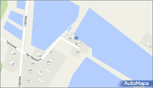 Międzyrzecze Dolne, Międzyrzecze Dolne, 54, mapa Międzyrzecze Dolne