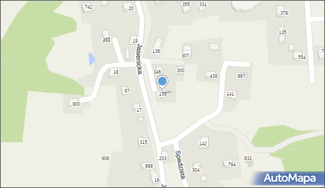 Międzyrzecze Górne, Międzyrzecze Górne, 139, mapa Międzyrzecze Górne