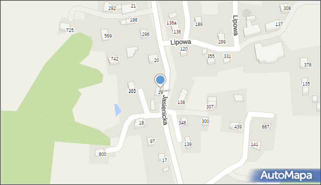 Międzyrzecze Górne, Międzyrzecze Górne, 19, mapa Międzyrzecze Górne