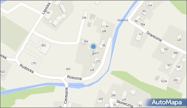 Międzyrzecze Górne, Międzyrzecze Górne, 297, mapa Międzyrzecze Górne