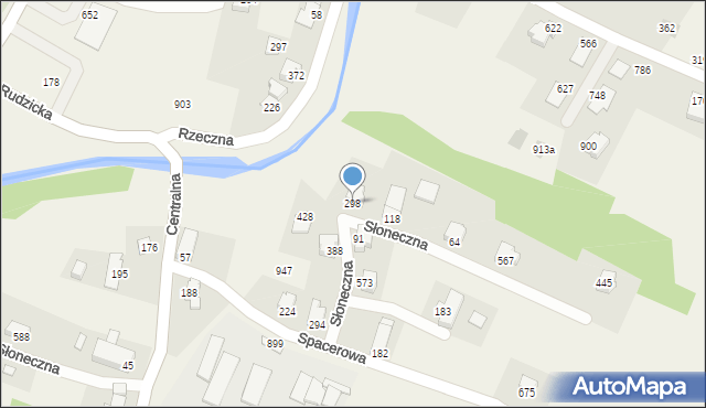 Międzyrzecze Górne, Międzyrzecze Górne, 298, mapa Międzyrzecze Górne