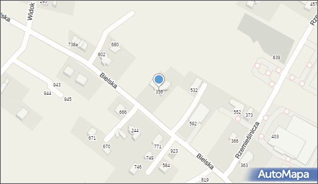 Międzyrzecze Górne, Międzyrzecze Górne, 336, mapa Międzyrzecze Górne