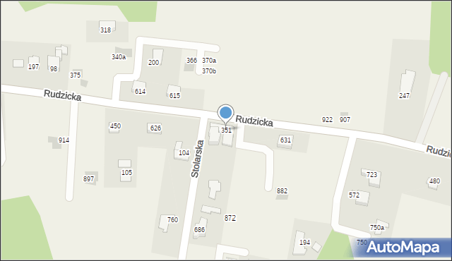 Międzyrzecze Górne, Międzyrzecze Górne, 351, mapa Międzyrzecze Górne