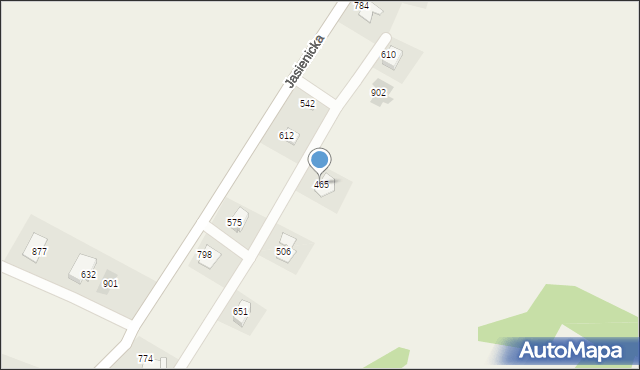 Międzyrzecze Górne, Międzyrzecze Górne, 465, mapa Międzyrzecze Górne