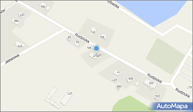 Międzyrzecze Górne, Międzyrzecze Górne, 472a, mapa Międzyrzecze Górne