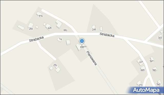 Międzyrzecze Górne, Międzyrzecze Górne, 630, mapa Międzyrzecze Górne