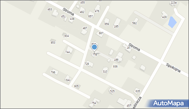 Międzyrzecze Górne, Międzyrzecze Górne, 778, mapa Międzyrzecze Górne