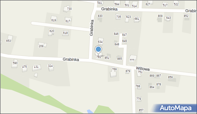 Międzyrzecze Górne, Międzyrzecze Górne, 791, mapa Międzyrzecze Górne