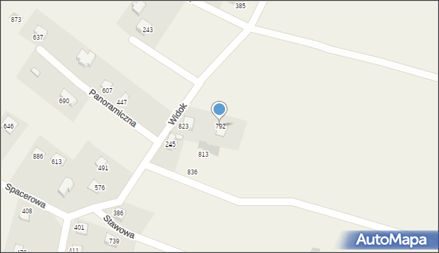 Międzyrzecze Górne, Międzyrzecze Górne, 792, mapa Międzyrzecze Górne