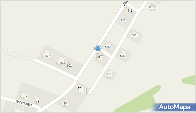 Międzyrzecze Górne, Międzyrzecze Górne, 798, mapa Międzyrzecze Górne