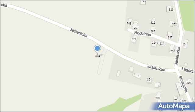 Międzyrzecze Górne, Międzyrzecze Górne, 824, mapa Międzyrzecze Górne