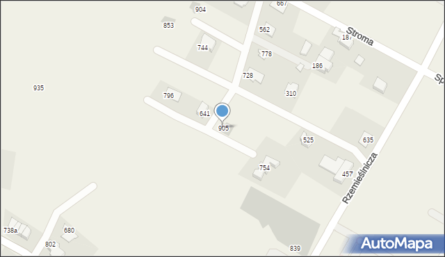 Międzyrzecze Górne, Międzyrzecze Górne, 905, mapa Międzyrzecze Górne