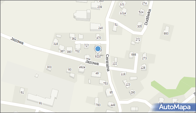Międzyrzecze Górne, Międzyrzecze Górne, 911c, mapa Międzyrzecze Górne