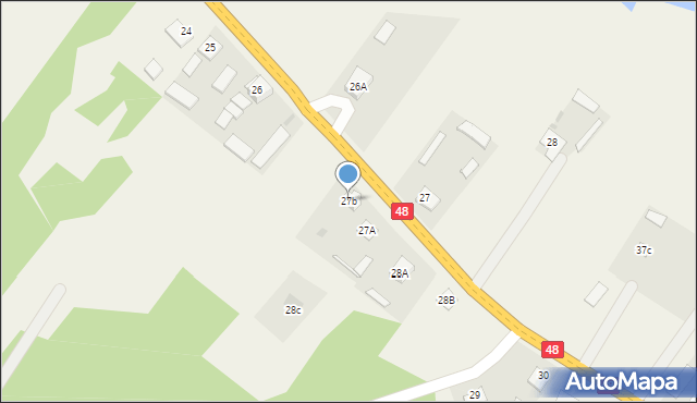 Miejska Dąbrowa, Miejska Dąbrowa, 27b, mapa Miejska Dąbrowa